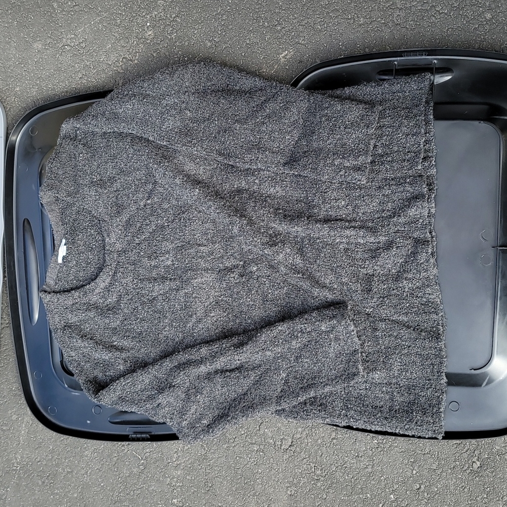 Pure J Jill wool blend sweater gray Pullover